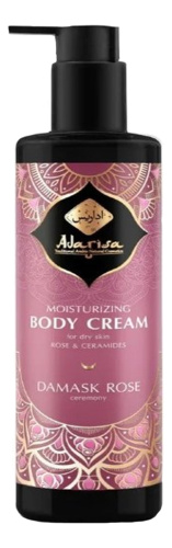 Увлажняющий крем для тела с дамасской розой и церамидами для сухой кожи 250мл