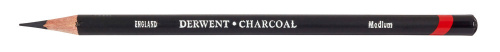 Карандаш угольный Derwent средний
