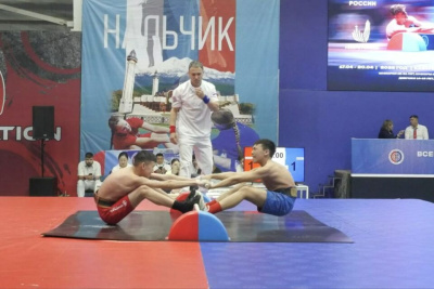 На первенстве России по мас-рестлингу установили рекорд по количеству участников / Дьулустаан Сергеев Нальчик Город Нальчик Кабардино-Балкарская республика