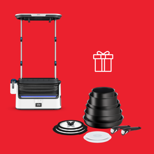 Паровая система для ухода за одеждой CARE FOR YOU YT4050E1 + Набор посуды Tefal Ingenio L7639002