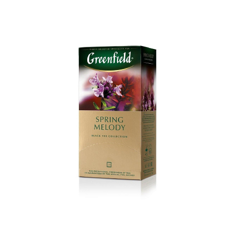 Чай Greenfield Spring Melody черный в пакетиках, 25 шт.