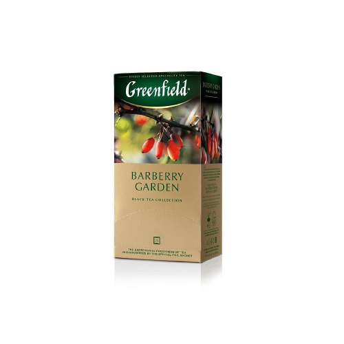Чай Greenfield Barberry Garden черный в пакетиках, 25 шт.