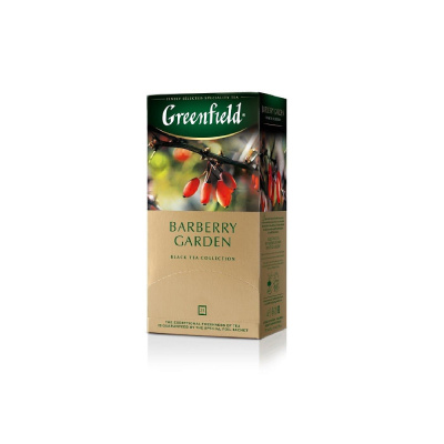 Чай Greenfield Barberry Garden черный в пакетиках, 25 шт.
