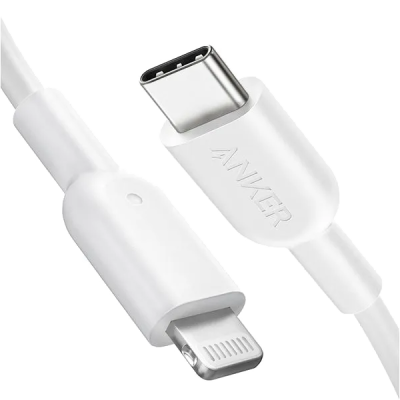 Кабель Anker TypeC/Light 0,9 м, белый
