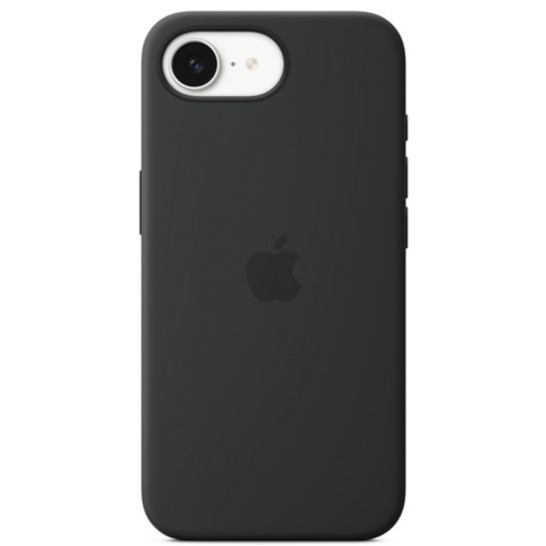 Чехол-крышка Apple Silic Case для Apple iPhone 16E, силикон, черный (MD3N4FE/A)