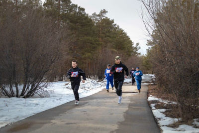 Сотрудники УФСИН Якутии пробежали «Кросс Победы» / ЯСИА   