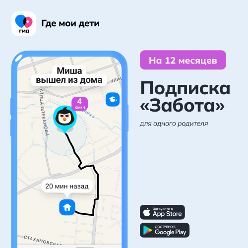 Цифровой продукт Подписка Где мои дети 12 мес