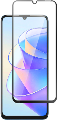 Стекло защитное для Honor X7a Черная рамка