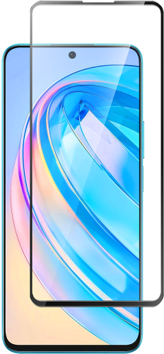 Стекло защитное для Honor X8a Черная рамка