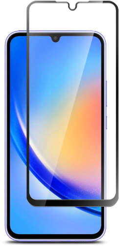 Стекло защитное для Samsung Galaxy A34 Черная рамка