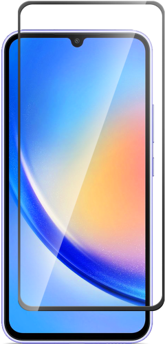 Стекло защитное для Samsung Galaxy A74 Черная рамка