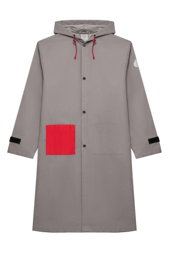 Дождевик Red Square Серый размер 3XL