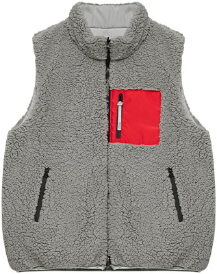 Двусторонний жилет Red Square Темно-серый размер XL