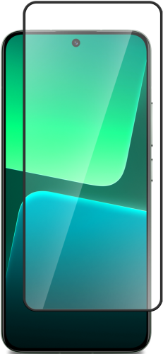 Стекло защитное для Xiaomi 13T Черная рамка