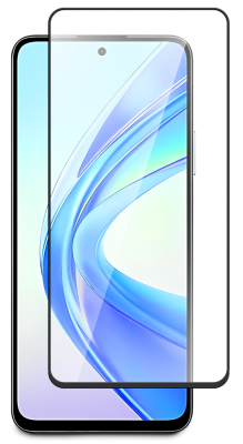 Стекло защитное для HONOR X7b Черная рамка