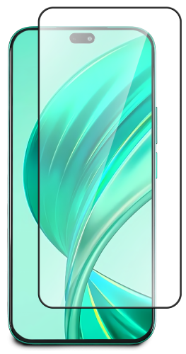 Стекло защитное для HONOR X8b Черная рамка