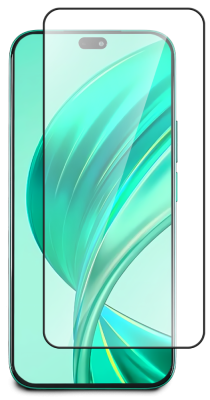 Стекло защитное для HONOR X8b Черная рамка