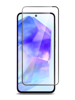Стекло защитное для Samsung Galaxy A35|A55 Черная рамка