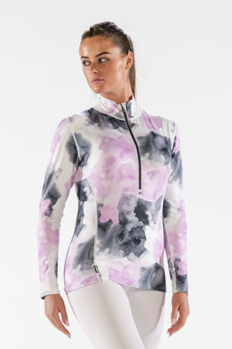 Термобелье водолазка женская COZY WATERCOLOUR ZIP NECK