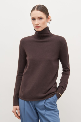 Базовая женская водолазка с высокой горловиной