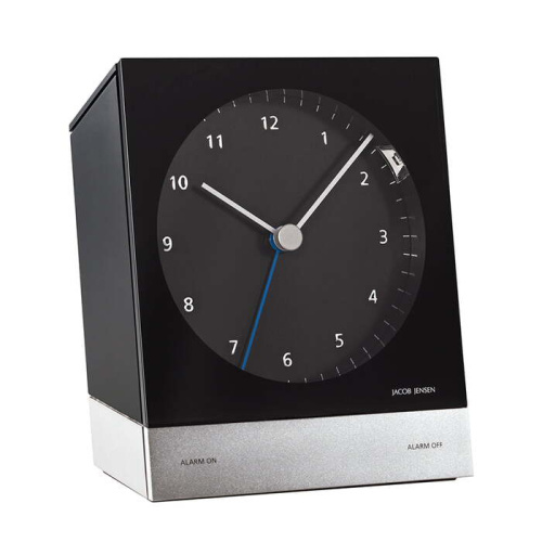 Jacob Jensen Будильник с радио 12,6 х 4,5 х 10,3 см, черный Jacob Jensen
