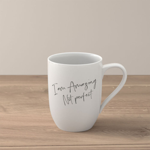 Villeroy & Boch Кружка 340 мл "I´m amazing. Not perfect", белая Statement Villeroy & Boch