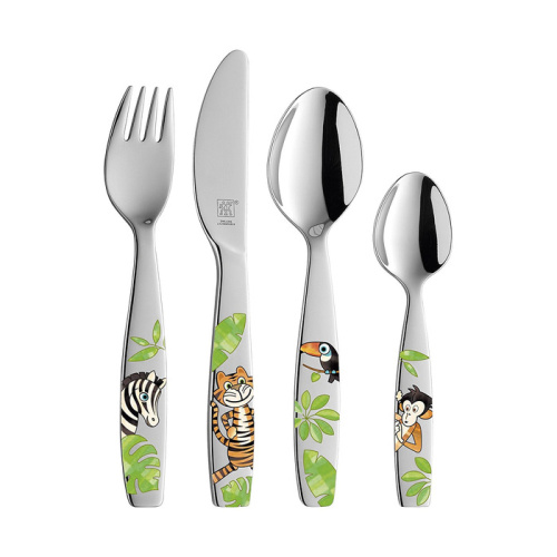 Zwilling Набор детских столовых приборов 4 предмета Jungle Twin Kids Zwilling