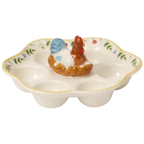 Villeroy & Boch Тарелка для яиц 20 см 'Петух и курица' Spring Awakening Villeroy & Boch