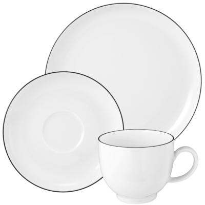 Seltmann Weiden Кофейный сервиз 18 предметов Black Line Lido Seltmann