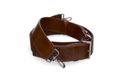 Ремень для сумки кожаный Brown антик