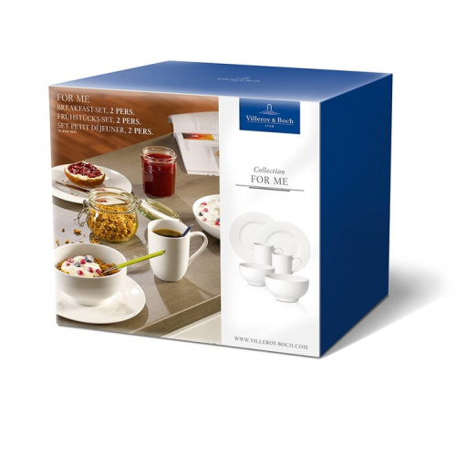 Villeroy & Boch Набор посуды для завтрака на 2 персоны For Me Villeroy & Boch