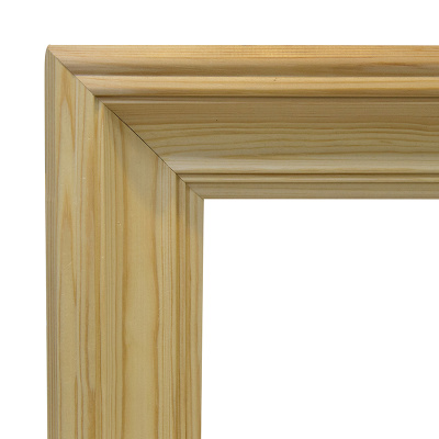 Рама 30х40 см деревянная некрашеная (ширина багета 9,1 см)