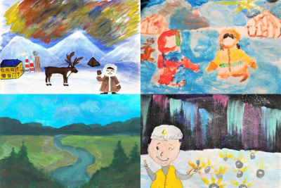 Рисуя Якутию: дети горняков соединили труд родителей и культуру Севера / ЯСИА   Республика Саха (Якутия)