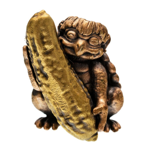 Бусина Каппа, бронза/латунь