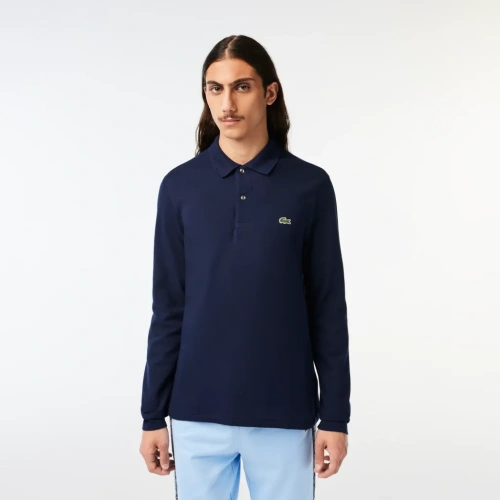 Мужское поло Lacoste L.12.21 Classic Fit с длинным рукавом