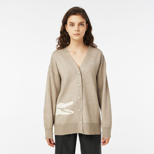 Женский кардиган Lacoste из смеси вискозы