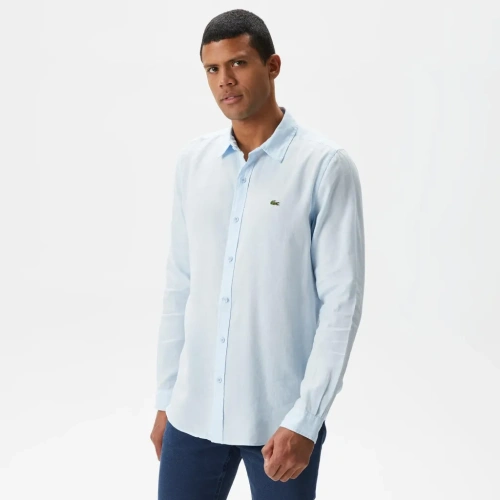Мужская рубашка Lacoste из смеси льна