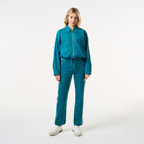Женские прямые джинсы Lacoste из экологиески чистого хлопка