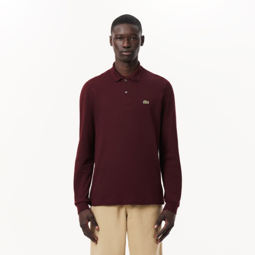 Мужское поло Lacoste L.12.21 Classic Fit с длинным рукавом