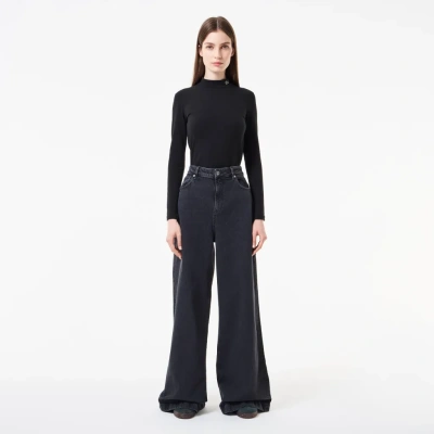 Женские прямые джинсы Lacoste с высокой талией