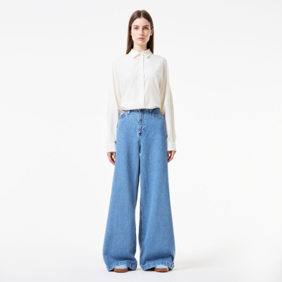 Женские прямые джинсы Lacoste с высокой талией