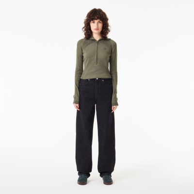 Женские прямые джинсы Lacoste