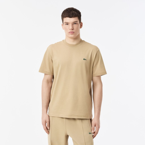 Мужская хлопковая футболка Lacoste с коротким рукавом