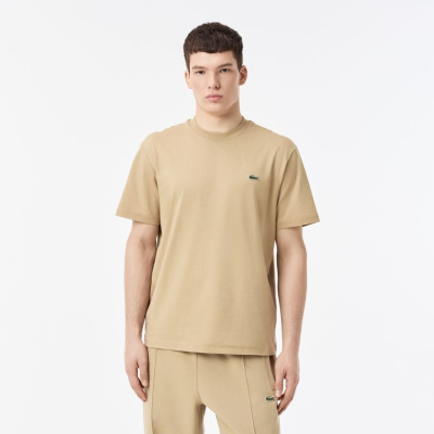 Мужская хлопковая футболка Lacoste с коротким рукавом