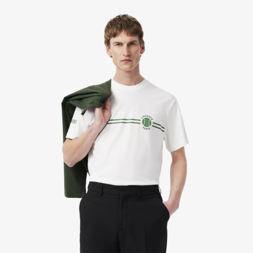 Мужская хлопковая футболка Lacoste