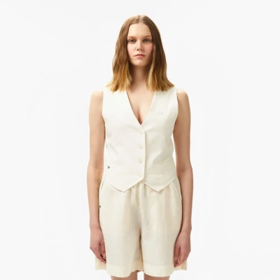 Женская облегающая блузка-жилетка Lacoste