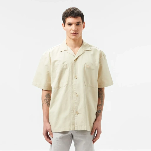 Мужская рубашка Lacoste из смеси хлопка и льна