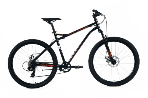 Горный велосипед Forward Flash CX 26, год 2025, цвет Черный-Оранжевый, ростовка 17