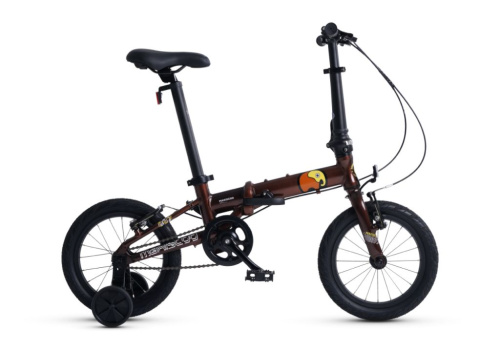 Детский велосипед Maxiscoo S007 Pro 14, год 2024, цвет Коричневый