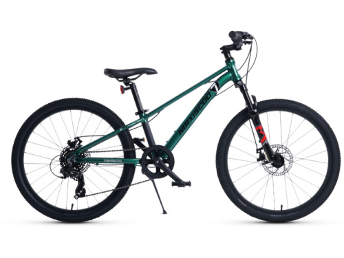 Подростковый велосипед Maxiscoo 7 Bike 24 M300, год 2024, цвет Зеленый
